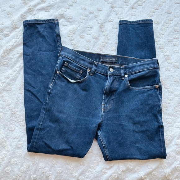 Everlane Other - Everlane Dark Wash Skinny Straight Denim Jeans - Uniform